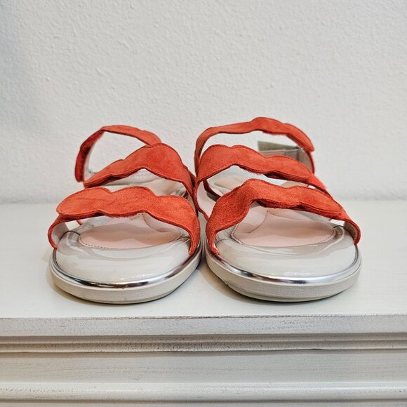 BeautiFeel Womens Sz US 10 41 Cleo Coral Strappy Leather Sandal Comfort Shoe - Picture 2 of 11